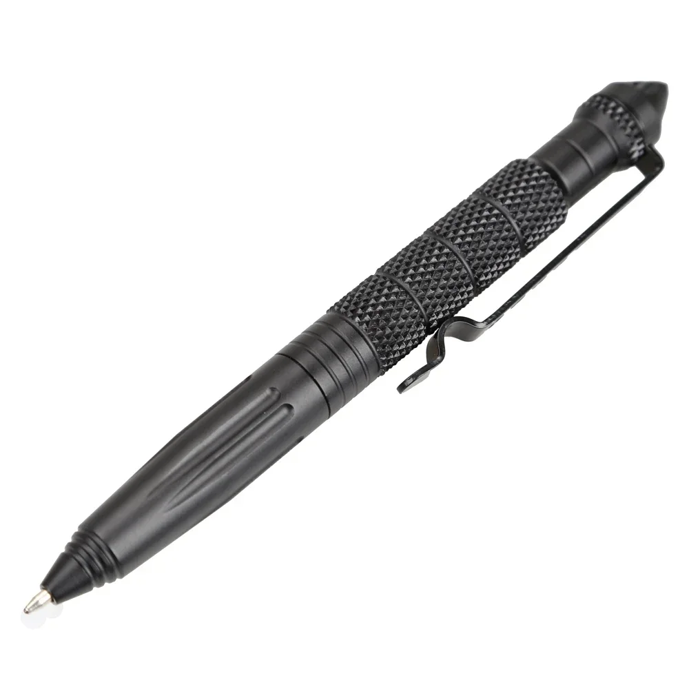 Stylo DulPen militaire multifonction en alliage d\'aluminium, brise-verre d\'urgence, camping en plein air, sécurité, outils de survie