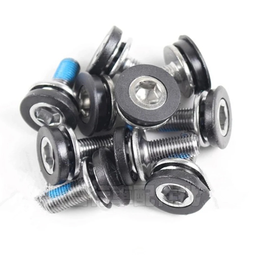 

Bike Hexagon Crankset Nuts Square Hole Waterproof Screw Bike M8 Screw Bottom Bracket Screw Crank Arm Bolts Hexagon Bottom Nuts