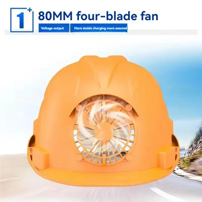 ABRB-Solar casco con ventilador aire acondicionado incorporado casco de sitio de refrigeración protección solar de verano refrigeración de carga