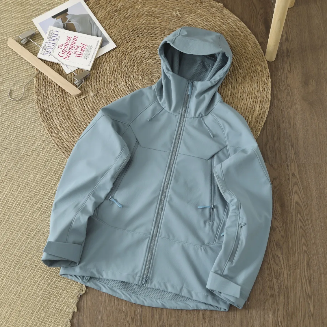 Outdoor Pata Affordable Couple Soft-shell Down Jacket, Fashionable Cycling, Sports, Fishing, Mountaineering and Camping Jacket