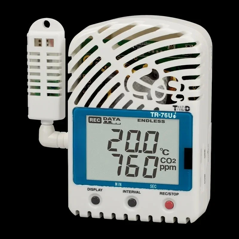 TR-76Ui  CO2  Thermometer Humidity  Temperature Data Logger Recorder