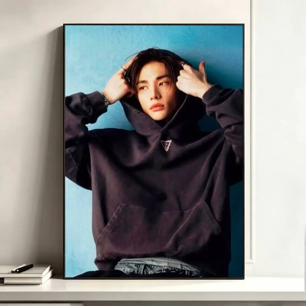 K-pop Hyunjin-nn  Poster High Quality Dorm Living Room Aesthetic Wall Decoration Painting Stickers Gift - view 4
