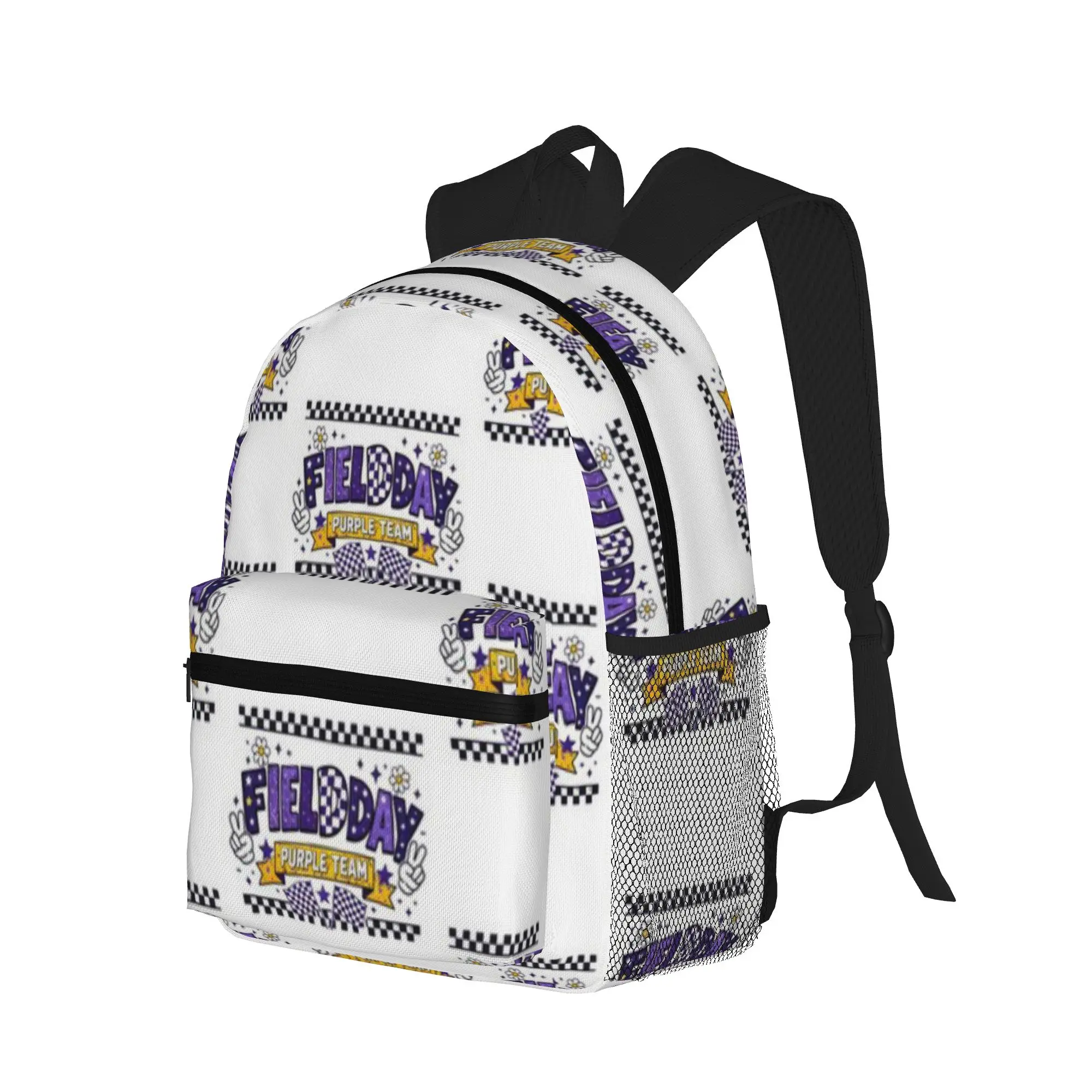Field Day PURPLE Team Let The Games Begin Fun Day Field Trip  Casual Backpack for Students and Adults Feminina backpack