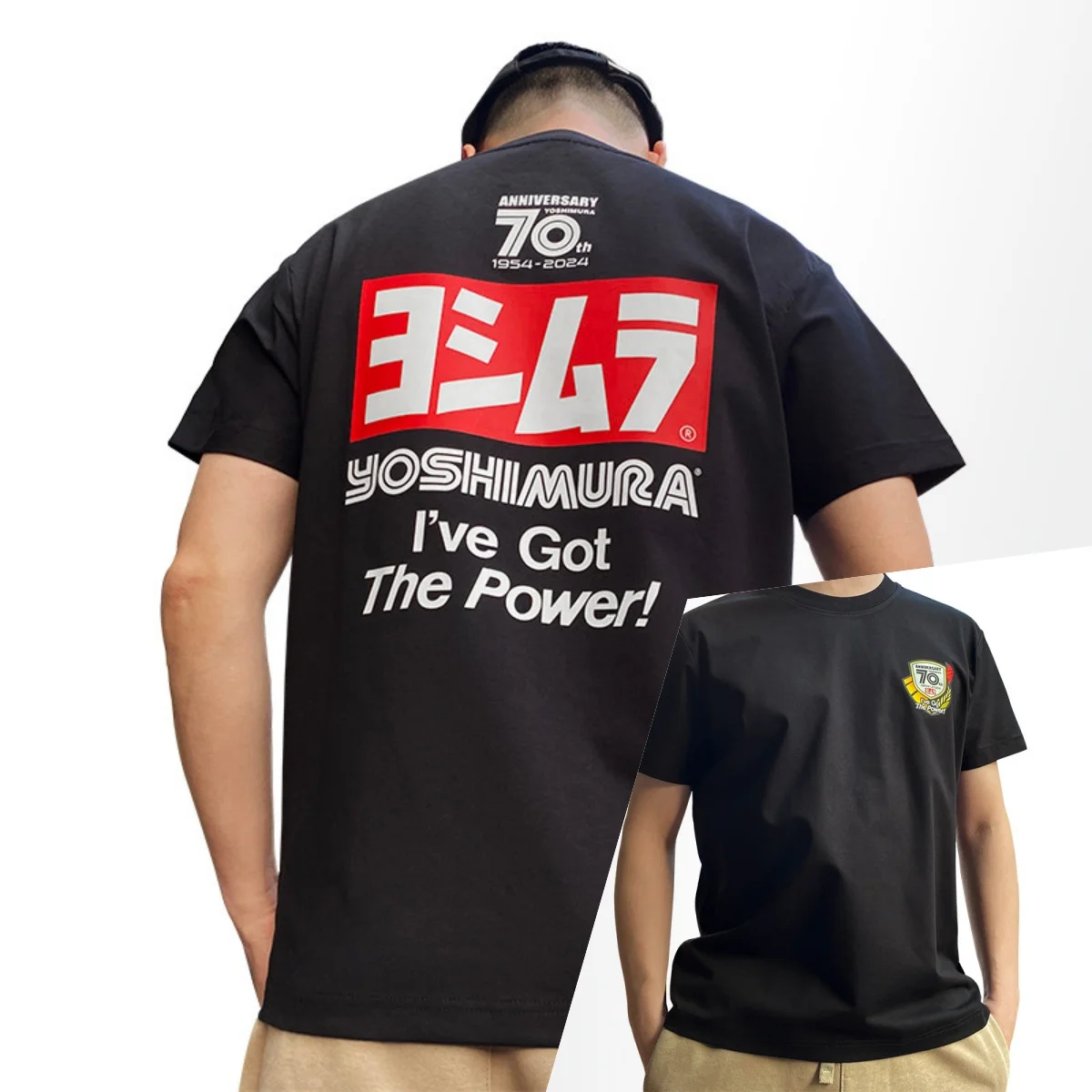 New Exhausted 70th Motorcycle Modification Motorcycle Street Rider Summer Breathable Short-sleeved T-shirt Yosh 2026 Imura