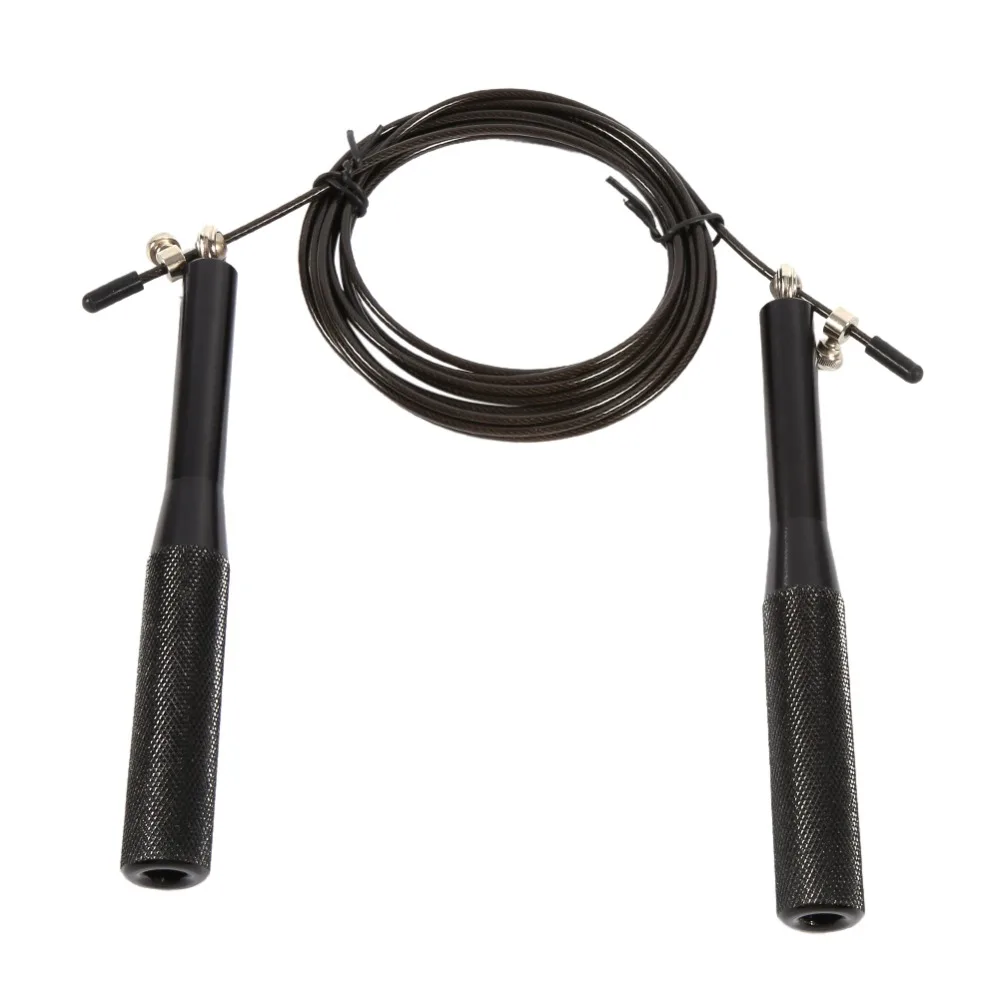 Aluminium Alloy Jump Rope Steel Wire Nonslip Handle Adjustable Jump Rope 360 Degree Spin Skipping Rope Fitness Training
