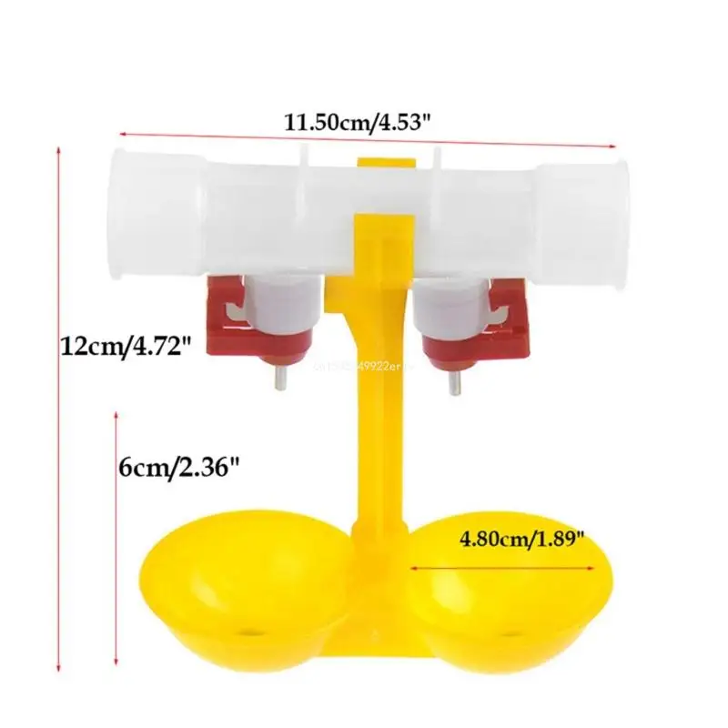 Hanging Chicken Water Drinking Cups for Farm Bird Quail Drinker for DIY Poultry Automatic Chicken Waterr for Quail