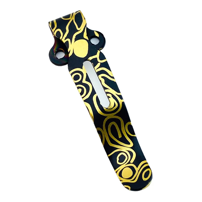 Clip de bolsillo para cuchillo plegable, Material de acero inoxidable, 17 colores, para Benchmade Bugout 535 Griptillian Mini-Freek Emerson CQC ZT0920