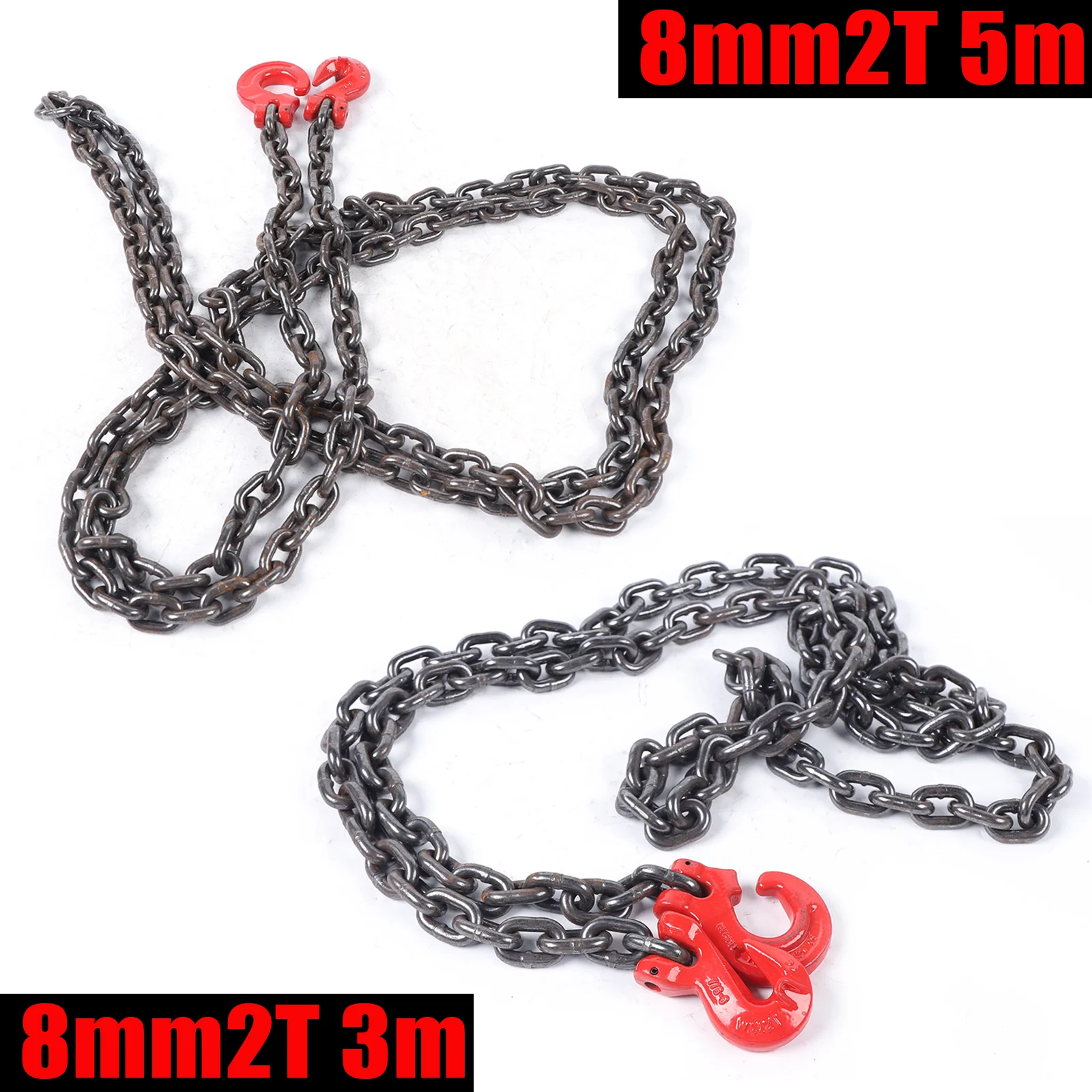 2T Leg Chain Slings Lifting Tool，20Mn2 Alloy Steel  8Mm Chain Sling Lifting Tool For Mining, Machinery, Ports, Building, Etc.