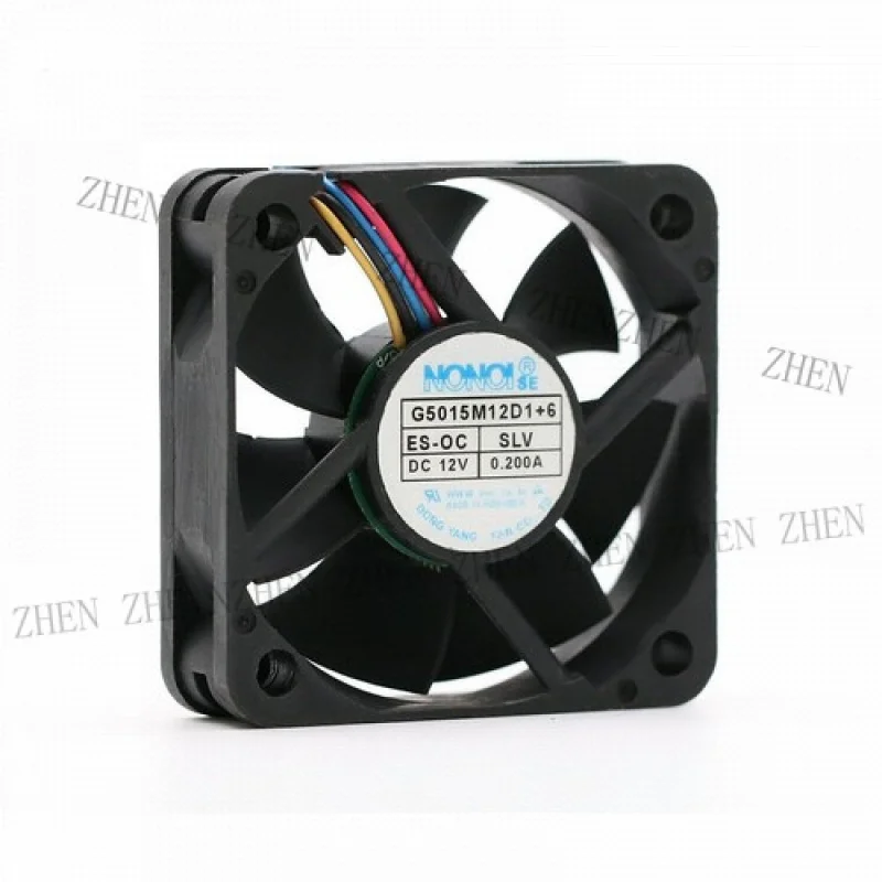 Y For NONOISE G5015M12D1+6 12V 0.2A 50*50*15mm 4pin PWM car audio cooling fan