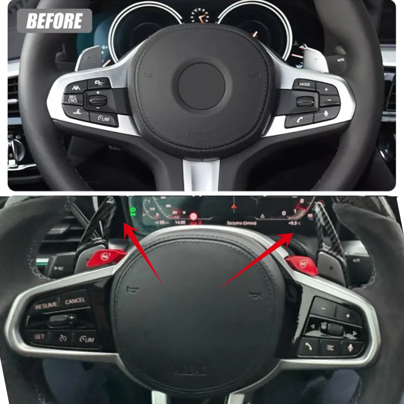 

Car Steering wheel paddle shift For BMW 1/2/3/5/6/7 Series GC GT Touring F40 F44 F90 G01 G02 G20 G21 G30 G31 G32 G11 G12