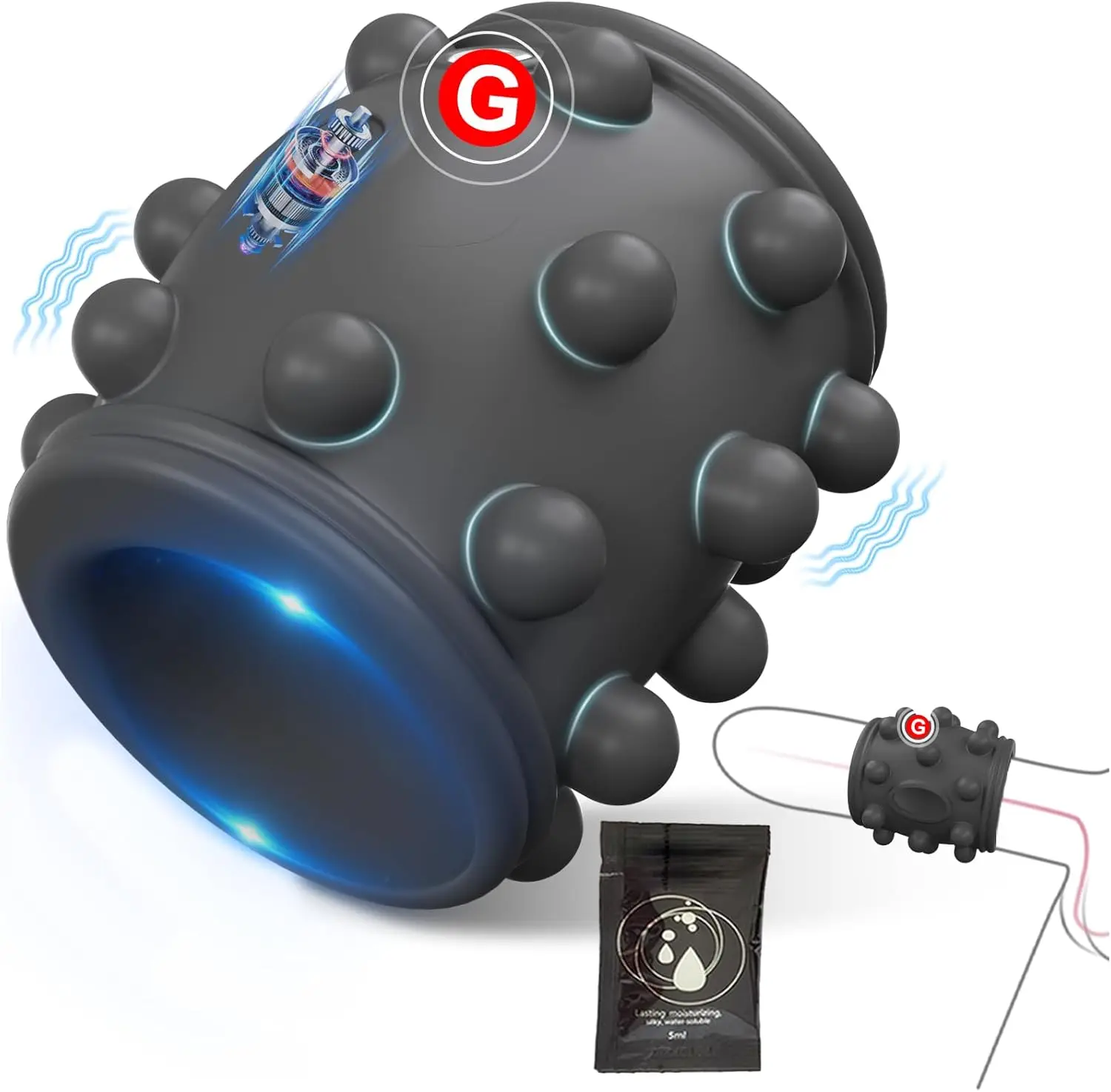 الغزل محكم الضارب جيب كس للرجال الاستمناء تهتز القضيب كم خاتم الديك ، الأزواج الجنس لعب الكبار للرجال Wo