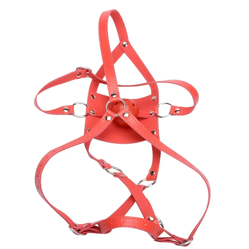 قناع الجنس المكونات الفم bdsm لعبة صنم الرجال الفم الكمامة المكونات الإناث حزام العفة الجنس لعب للنساء قناع الهالوين منتجات جنسية