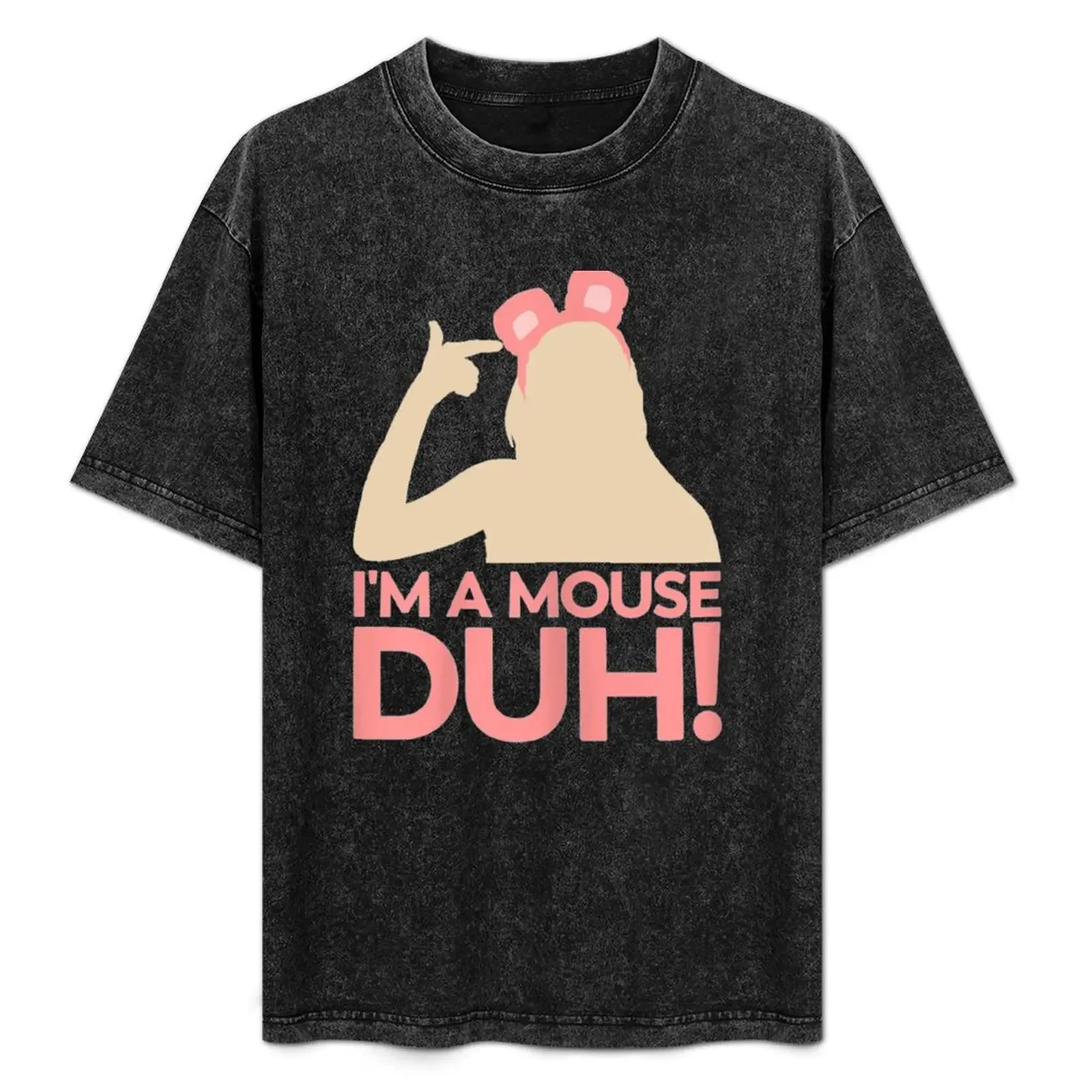 

I'm A Mouse Duh : Halloween T-Shirt Casual Loose Short Sleeve Tee for Men