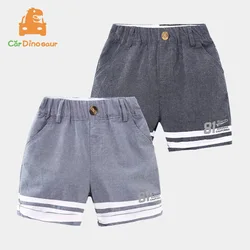 2024 Hot Summer New Fashion 2 3 4 5 6 7 8 9 10 Years Cotton Sports Drawstring Stripe Handsome Kids Baby Boy Shorts