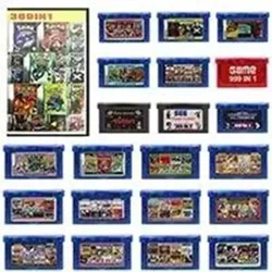 150/369/999 w 1 GBA Game Cartridge 32 Bit Video Game Console Card Classics 106 in 1 EG EN All in One Combo Card dla GBA/SP