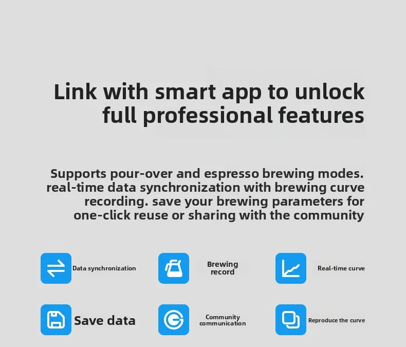 TIMEMORE Black Mirror Dot Smart Coffee Electronic Scale APP Interconnection Bluetooth Connected Barista No‑Screen Digital Scales