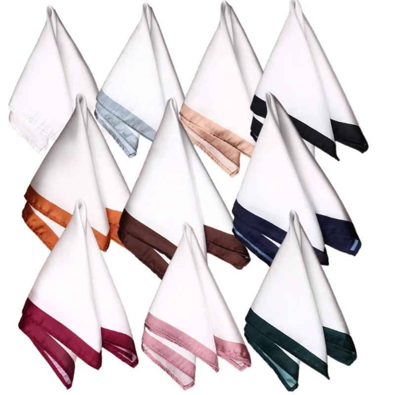 Paquet 5 mouchoirs poche élégants pour hommes, foulard carré traditionnel