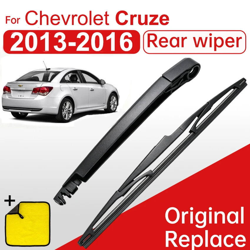 Car Rear Windshield Wiper Arm Blade Brushes For Chevrolet Cruze 350MM Windscreen Auto Styling 2009-2016