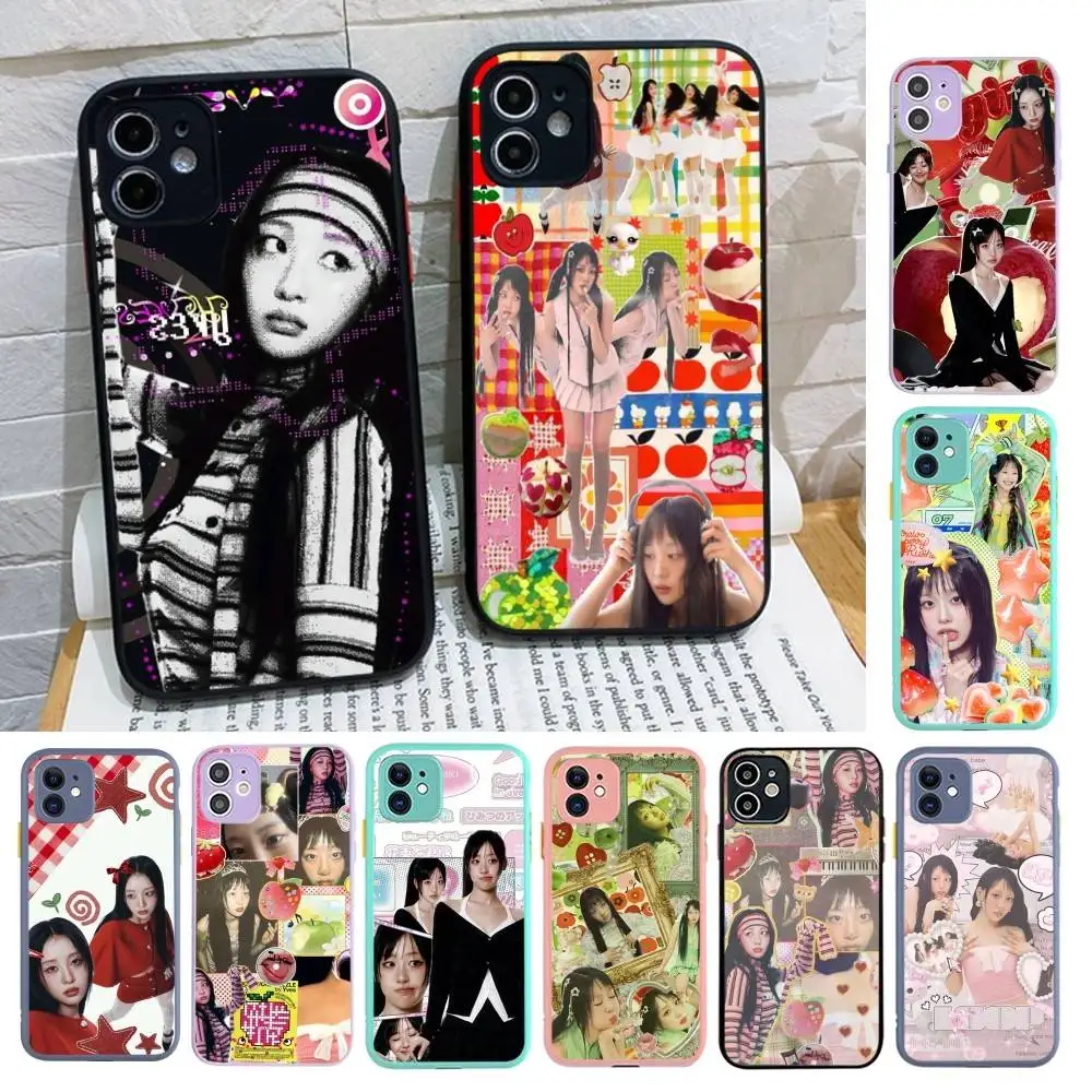 Popular K-pop Group L-Loona Y-Yves Phone Case For IPhone 16 Pro Max 15 14 13 12 11 XS MAX X Plus Candy Color Matte TPU