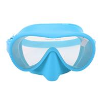 Anti Fog Tempered Glass Swim Goggles Snorkeling Diving Mask for freediving with Adjustable Straps and Clear Vision
