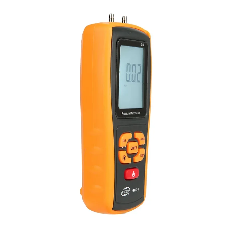 BENETECH Handheld Digital Pressure Gauge Tester Meter Manometer GM505 GM510 GM511 GM520