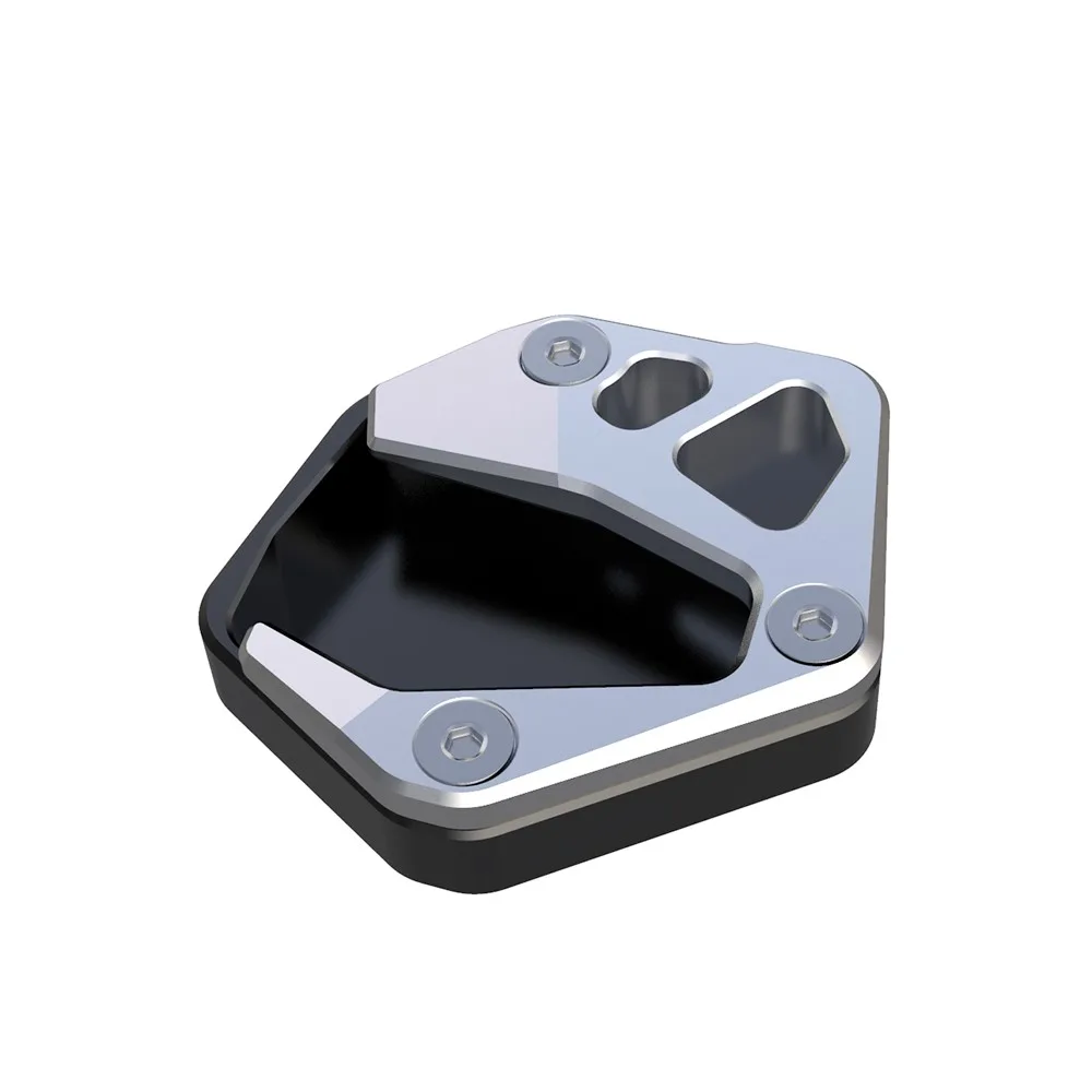 สําหรับMoto Guzzi V100 Mandello V 100 Mandello S 2023 2024 Kickstand Extensionรถจักรยานยนต์เท้าขาตั้งแผ่นPadอะไหล่