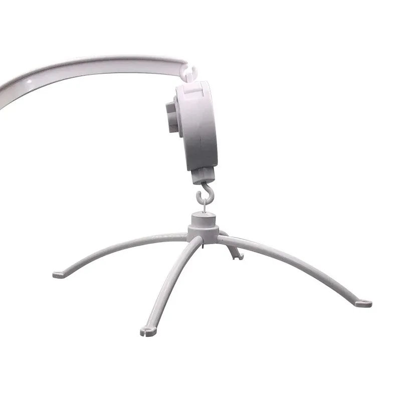 Karuzela nad łóżeczko z muzyką, obrotowa zabawka do łóżeczka z miękkimi zwierzątkami do zawieszenia dla noworodków 0-6-12 miesięcy, uspokajacz do łóżeczka