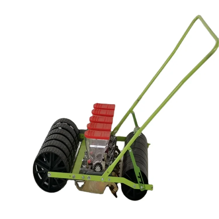 Manual seeding machine 6 row  vegetable seeder with seed wheels