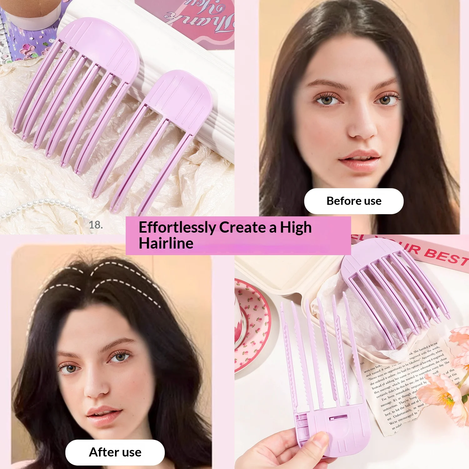 Fluffy Hairpin Hair Roller Curling Bangs Clips Hair Roots Volumizing Hair Clips Women Curling Fixed Shape Clips Fashion Volume