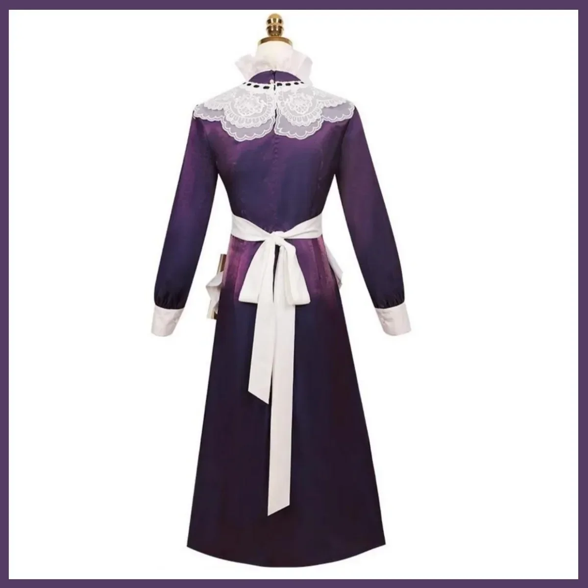 Juego inverso: disfraz de Cosplay de Christine Tuesday 1999, vestido de sirvienta morado oscuro con base de San Pavlov, traje de fiesta Sexy y bonito para mujer 2025