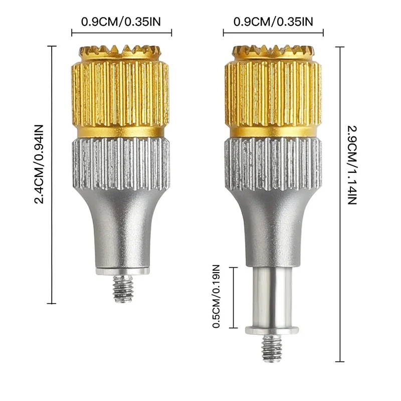 2PCS รีโมทคอนโทรล Thumb Rocker Stick ปรับความสูงอะลูมินัมอัลลอยจอยสติ๊กสำหรับ DJI Avata FPV Drone Rocker อุปกรณ์เสริม