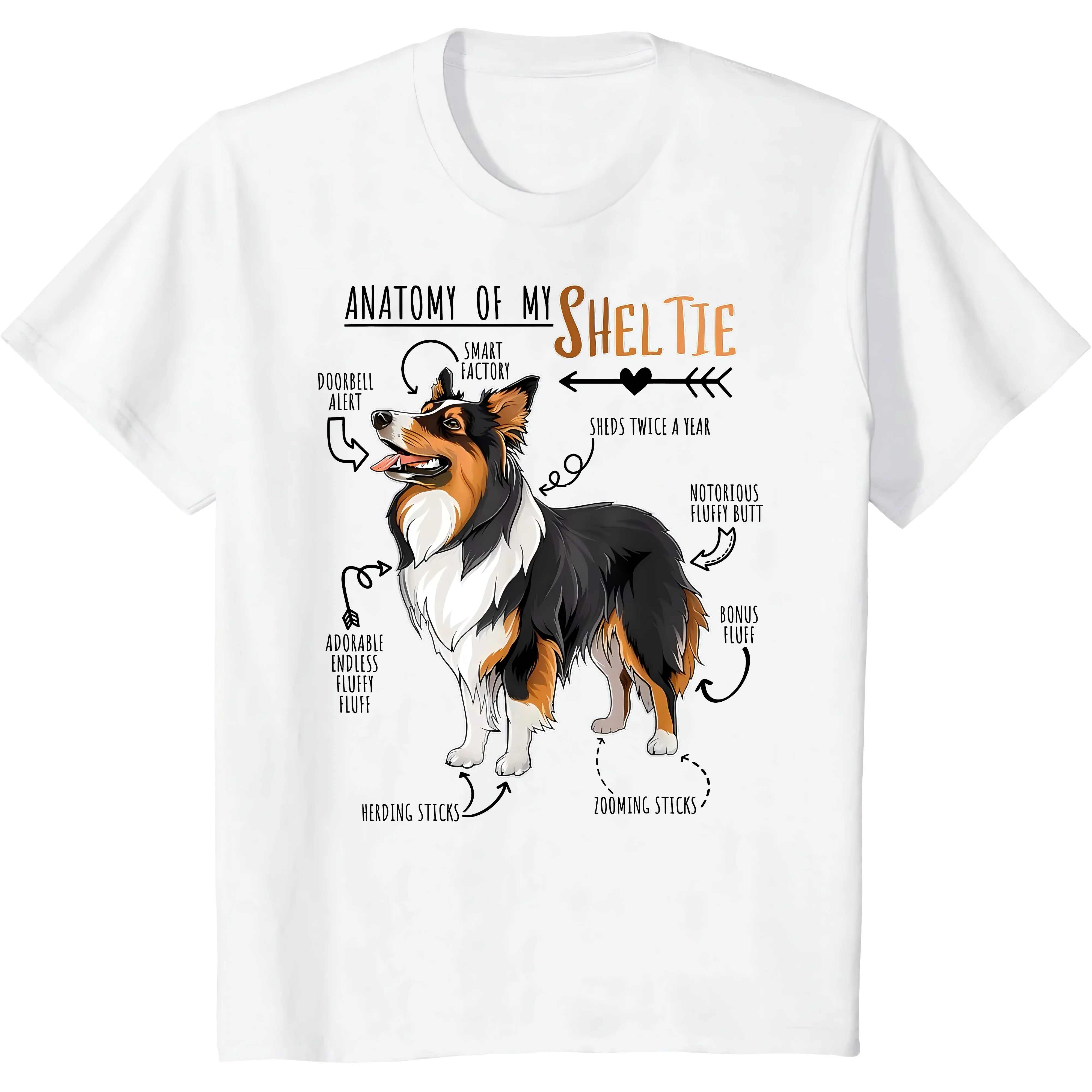 Shetland Sheepdog Sheltie Graphic Tee | Funny Sheltie Lover T-Shirt