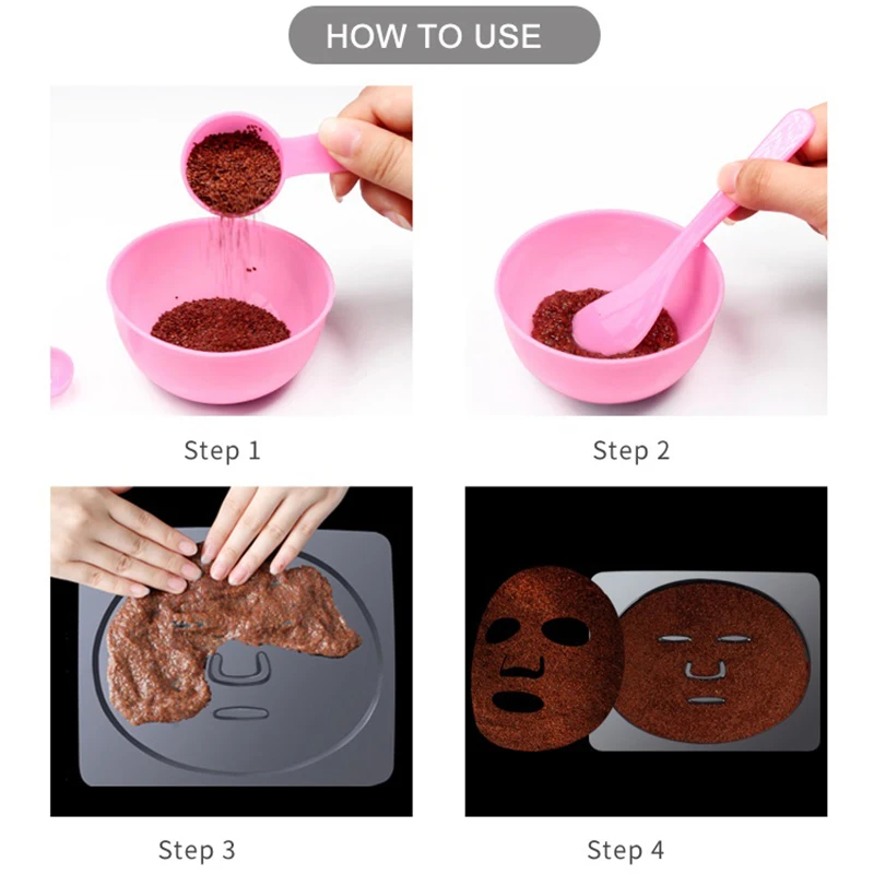3Pc/5Pcs Facial Mask Mold Tray Plate Transparent PVC Fruit Vegetable Seaweed Mud Facial Mask Board Reusable Skincare Beauty Tool