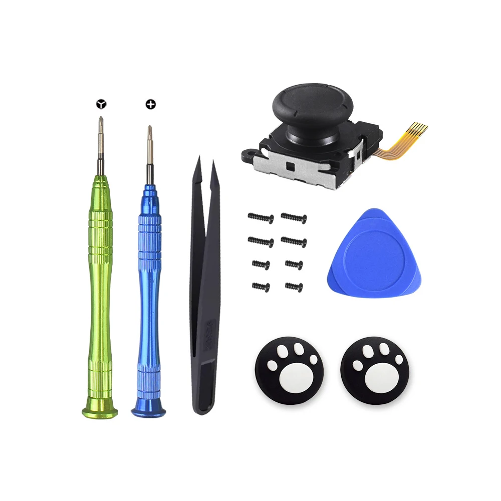 

Replacement Hall Effect Joystick for Switch NS /Lite/OLED with 1.5mm"+" "Y"Screwdriver repair kit tool