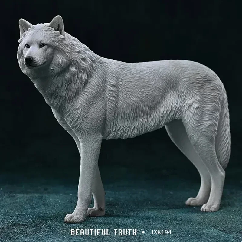 

JXK JXK194 1/6 Scale White Wolf Arctic Wolf JXK194 Simulation Wildlife Animal Resin Toys Model for 12 Inches Action Figure Body