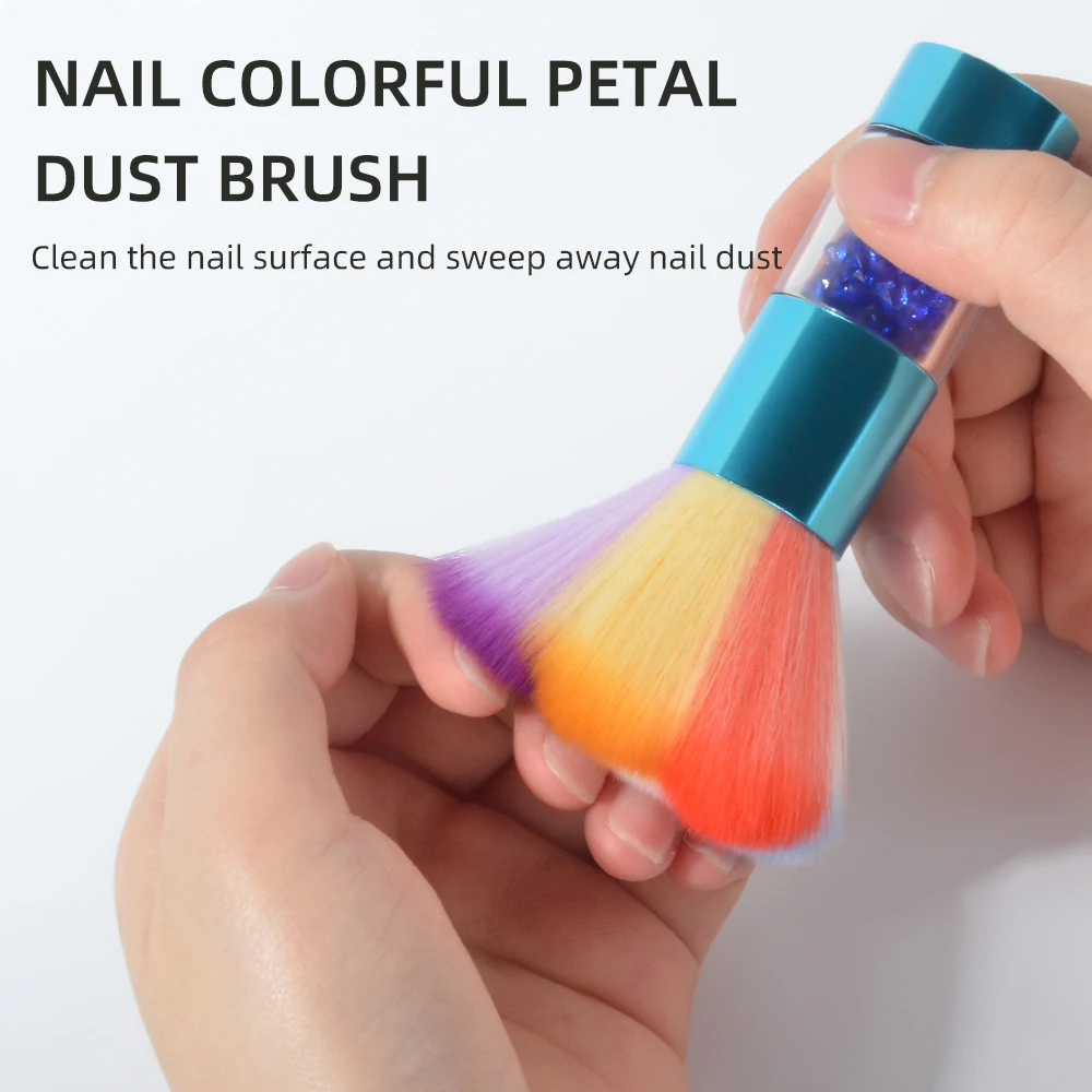 

1Pcs Nail Art Brush Remove Nail Dust Brush Acrylic UV Gel Polish Powder Cleaning Tool Beauty Makeup Brushes Manicure Accessories