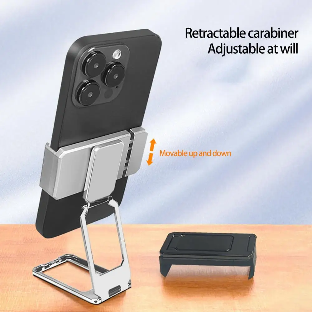 ポータブル二重回転軸携帯電話マウント、ミニデザインホルダー、実用的な家庭用品