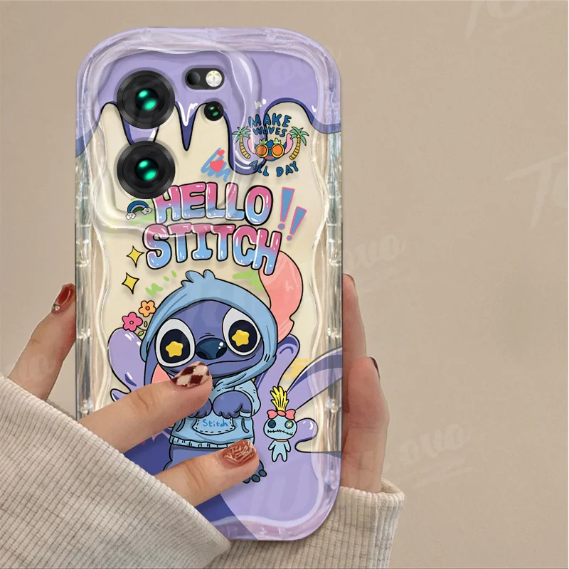 Disney Couple Mickey Minnie Stitch Case For Xiaomi Redmi Note 13 12 Pro Plus Turbo Speed 12S 12R 11 11S 10 10S 9S 7 8 9 Pro Max