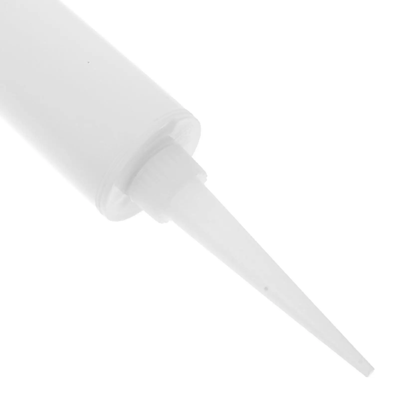 5Pcs Empty Caulk Tube for Tile Grout Repair Refillable Plastic Sealant Applicator with Aluminum Seal Wide Mouth Nozzle for Epoxy