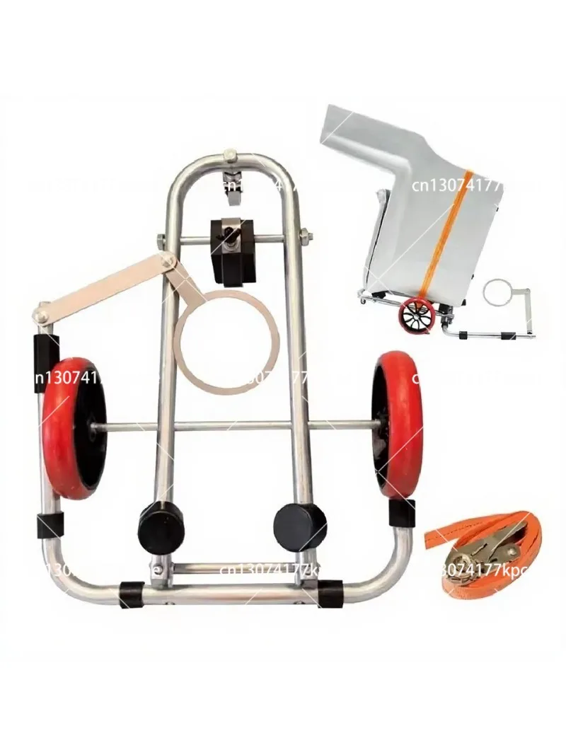 Toilet  Auxiliary Installation Artifact, Positioning and Moving, Folding Portable Labor-saving Trolley, Easy Installation