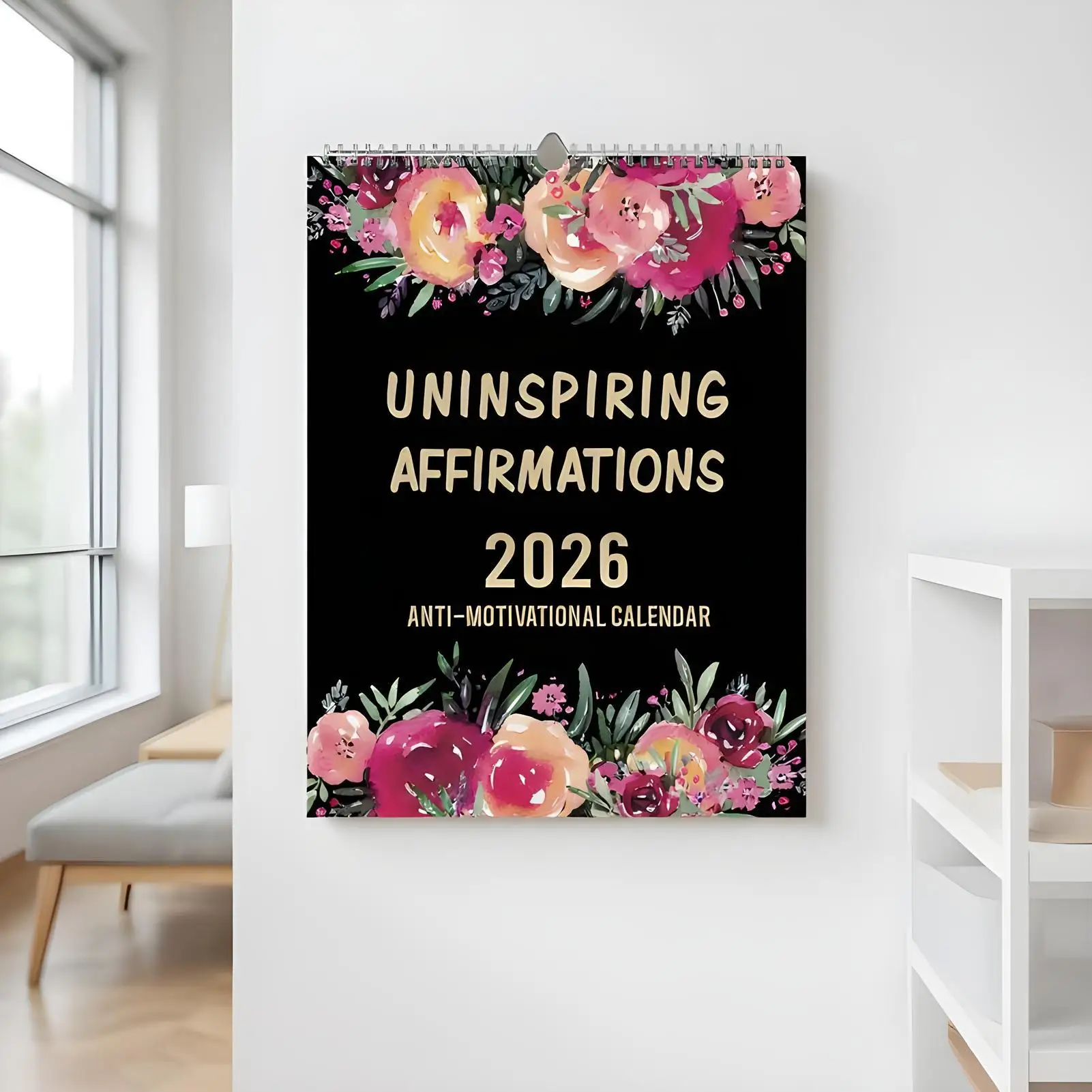 2026 تقويم الحائط 12 شهرا دوامة ملزمة مخطط السنة التقويم 2026 مضحك مخطط إدارة الوقت الشخصي مع السخرية #3