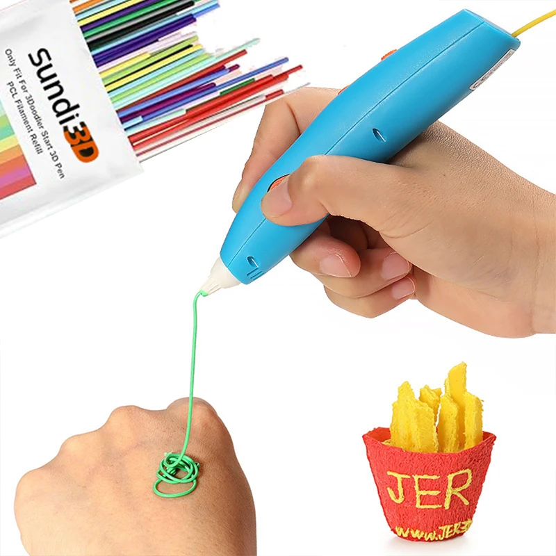 

300pcs 3D Pen Filament Refills Diameter 2.5mm Low Temperature 3D Pen Replace Refills Consumables For 3D Children Printing Pen