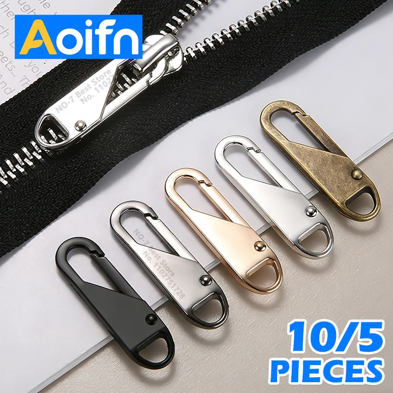 Tirador de cremallera Universal, lengüeta de repuesto, Kit de reparación de fijación de cremallera resistente, extractor a presión para mochila, equipaje, ropa, chaquetas
