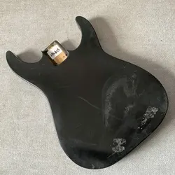 HB415 Black Color ST Model Electric Guitar Body   Uncut Solid Wood  DIY Guitar Parts Replace Accessories