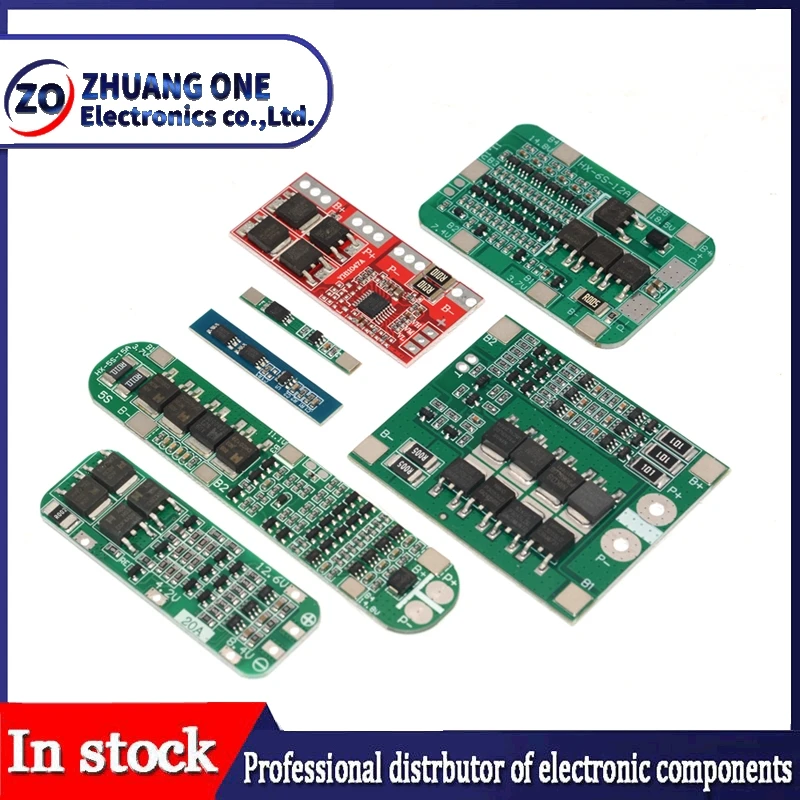 1S 2S 3S 4S 5S 6S 3A 15A 20A 30A Li-ion Lithium Battery 18650 Charger PCB BMS Protection Board For Drill Motor Lipo Cell Module