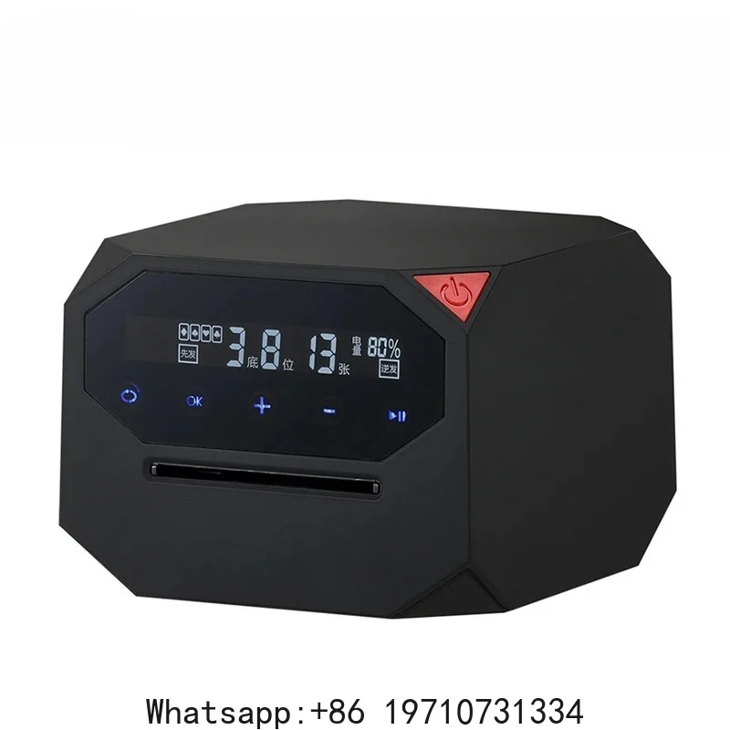 360 Degree Rotating Automatic Card Dealer Rechargeable 2500mAh Playing Cards Dealing Machine Electric Poker Dispenser Device