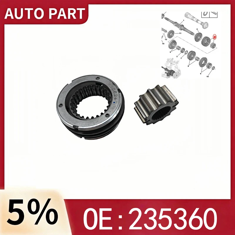 235360 Suitable for Peugeot 307 308 408 407 207 508 3008 Citroen C3 C4 C5 DS Original Mechanical Transmission Synchronizer