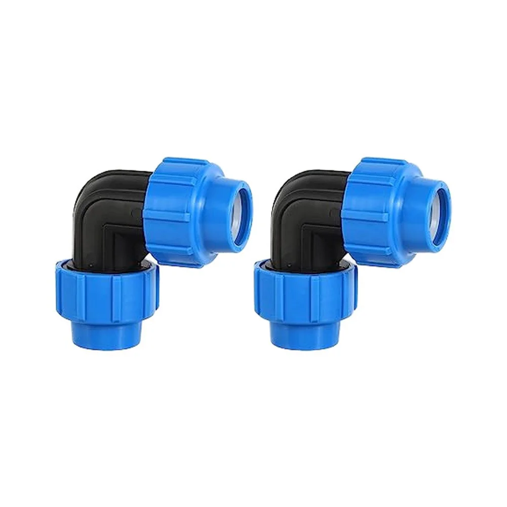 90 Degree For PE PiFor PE Screw Connection Angle Fitting Pack of 4 for 20 mm 25 mm 32 mm Drinking Water Systems