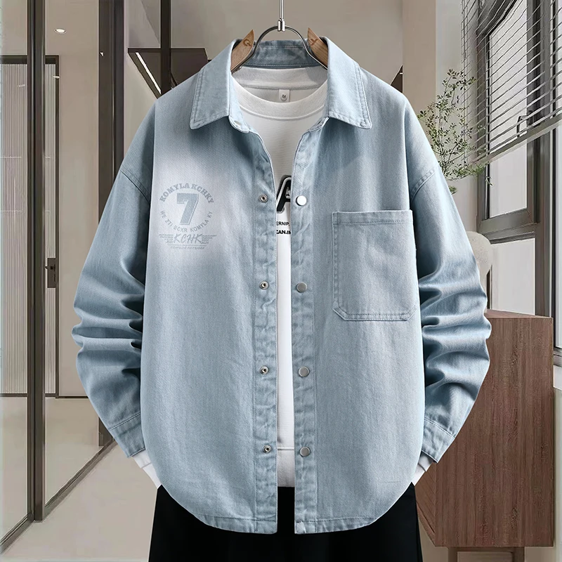 

2026 Denim Shirt Jacket - Spring/Summer Trend Brand Loose Coat Casual Multi-Functional Coat Shirt