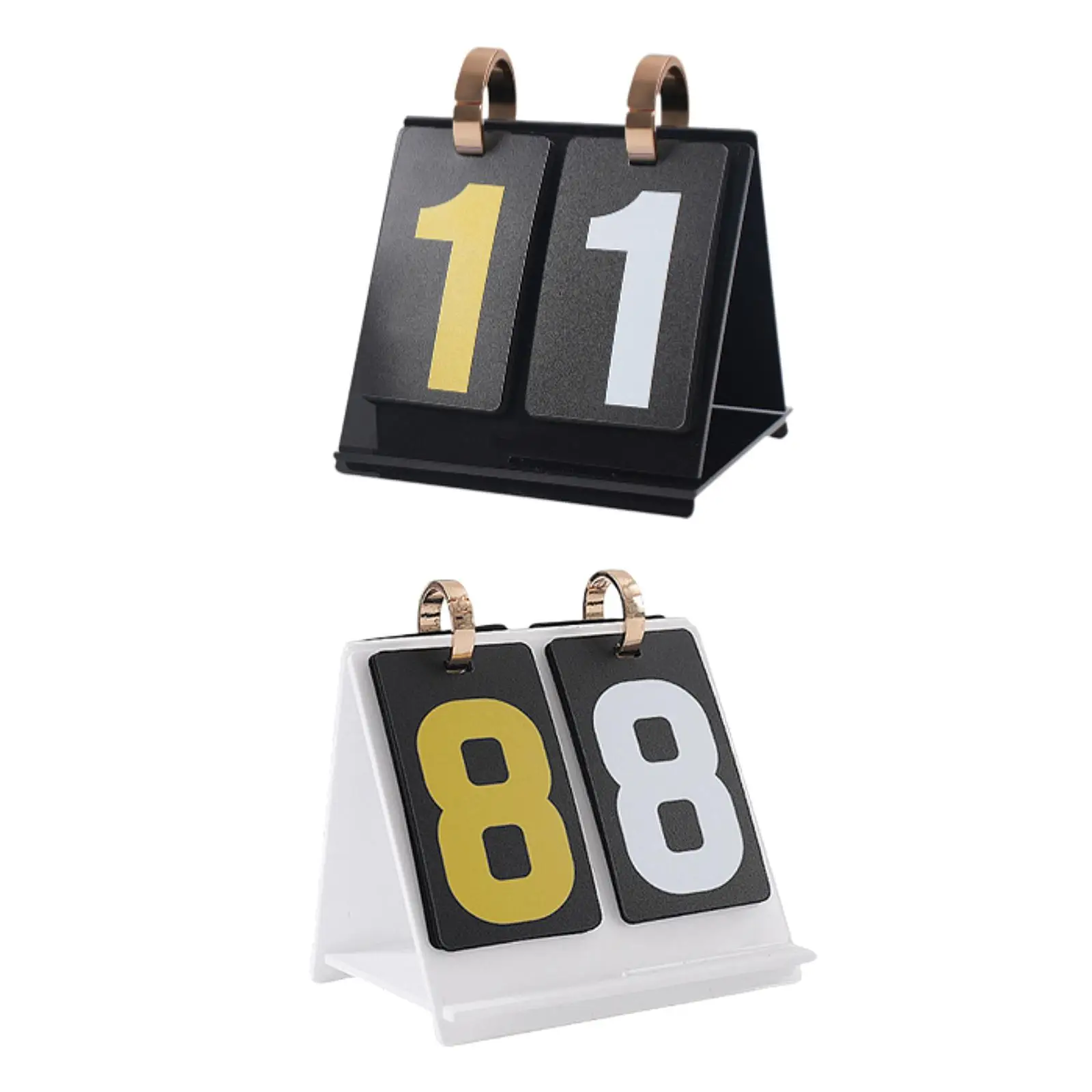 Card Club Game Scoreboard Flip Score Keeper Record Indoor Outdoor Competition with Stand Waterproof Score Board Scoring Cards